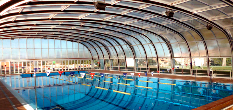 imagen de la nueva piscina que ya ultima su apertura